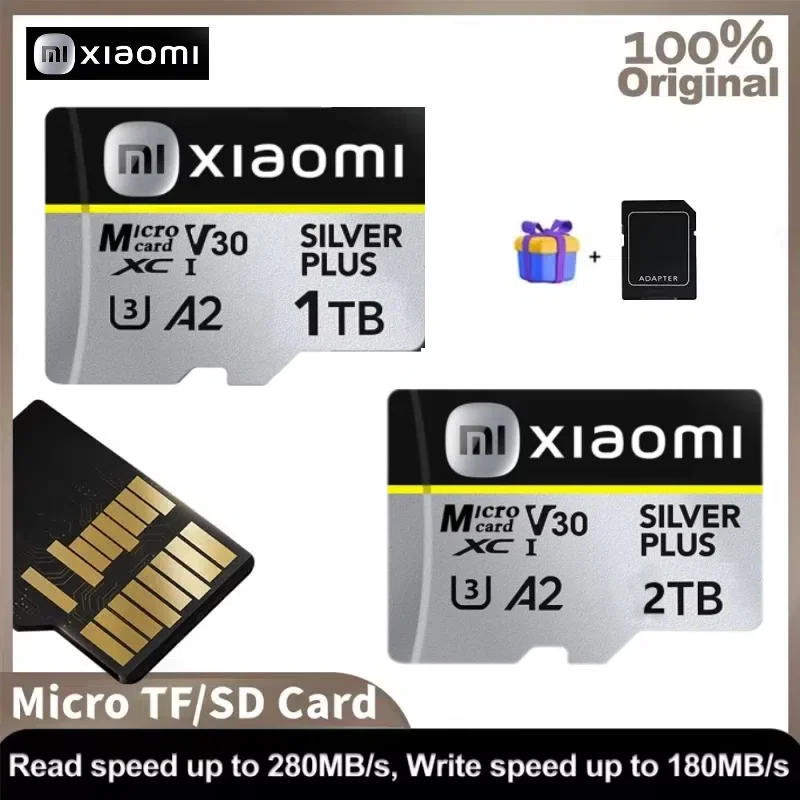 Xiaomi U3 A2 V30 Class 10 Micro TF SD-карта 128 ГБ 256 512