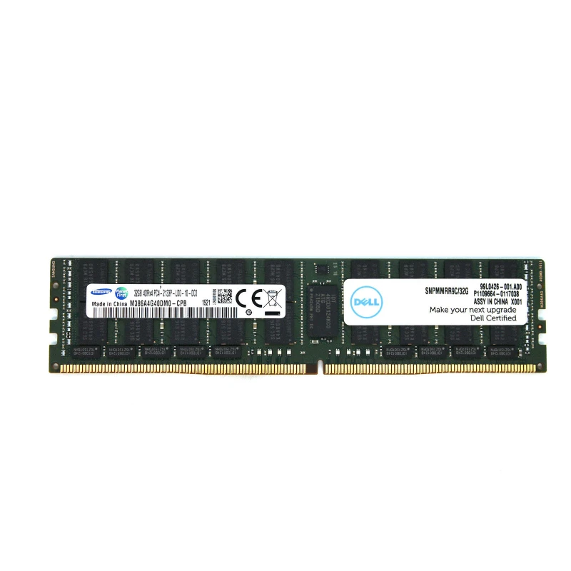 

RAM apply to DELL SNPPR5D1C/32G 32GB 2RX4 PC4-2133P PR5D1 RIDMM server memory