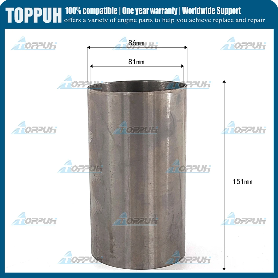 Комплект для капитального ремонта V1702 Kubota V1702B Прокладка вкладыша поршня Bobcat 743 733