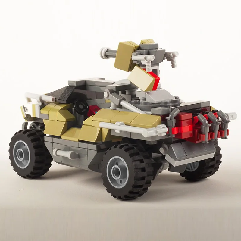 

Eske Kouri Building Blocks Tank War Halos UNSCM12 Warthogs Car Military Series Battle Game Assembly Brick MOC Model Toy Kid Gift