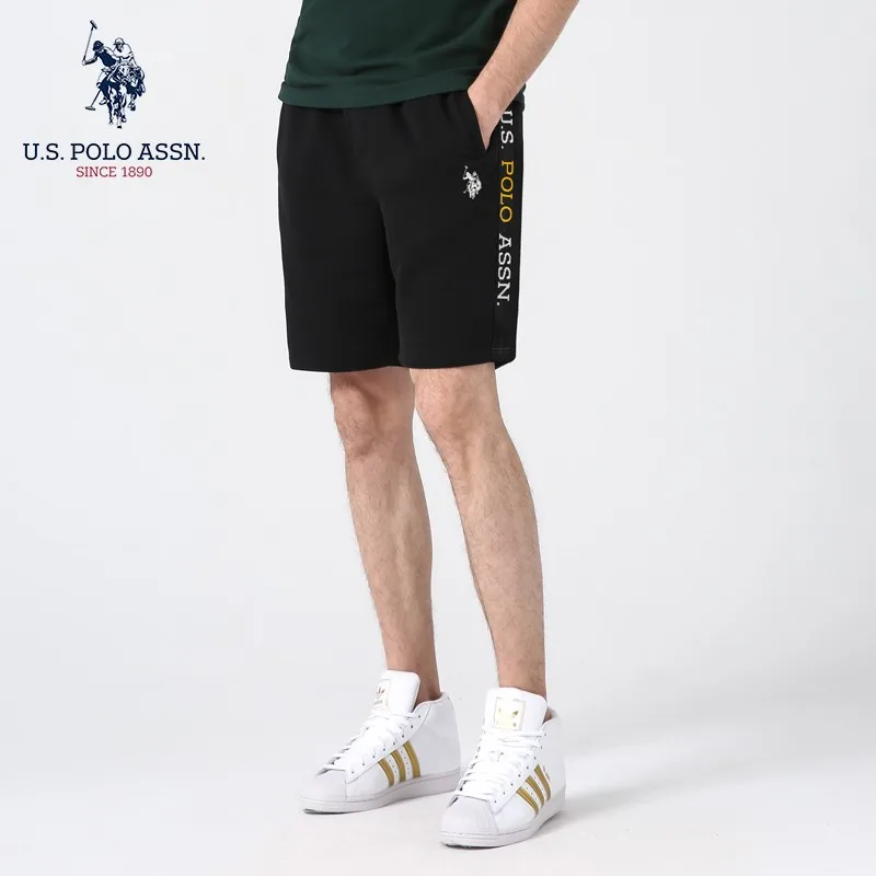 Мужские классические шорты поло us Polo Assn черные серые темно-синие модные