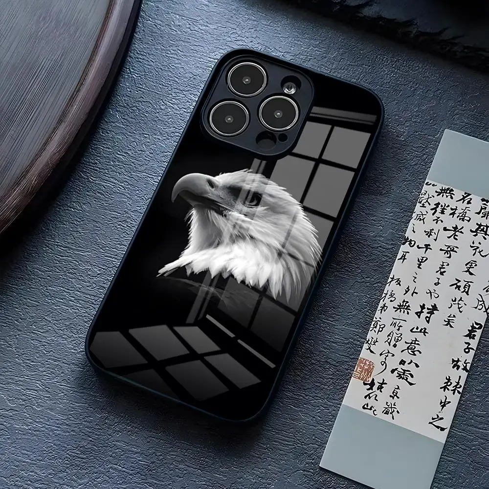 Чехол для телефона с американским флагом США и орлом IPhone 13 Pro Max 14 16 Plus 12 Mini 11 15 X XR XS 8