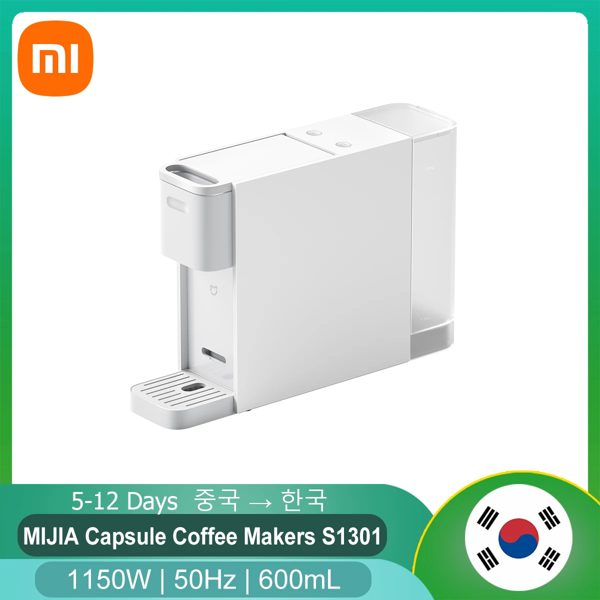 

XIAOMI MIJIA S1301 Capsule Coffee Makers 20BAR Electromagnetic Pump Fully Automatic Espresso Instant Coffee Machine for Office