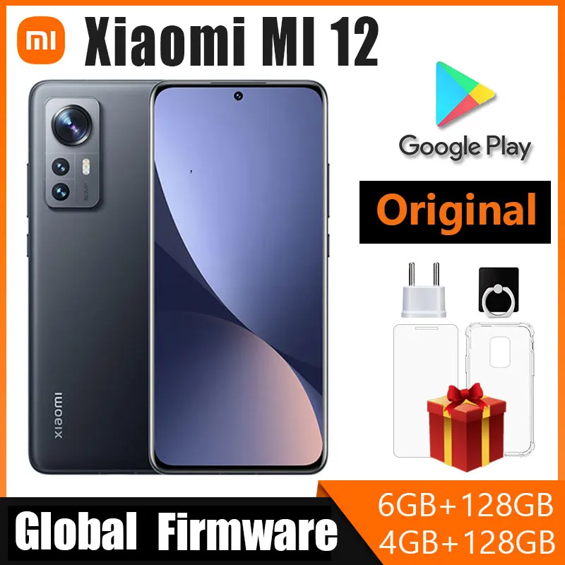 Xiaomi MI 12 Cellphone, Snapdragon 8 Gen 4500mAh xiaomi 12 Smartphone 50MP Camera  Android