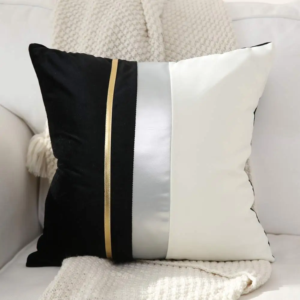 Velvet Cushion Cover 45x45cm 30x50cm Home Decor Pillow Case Patchwork Sofa Pillows Design High Quality Covers |