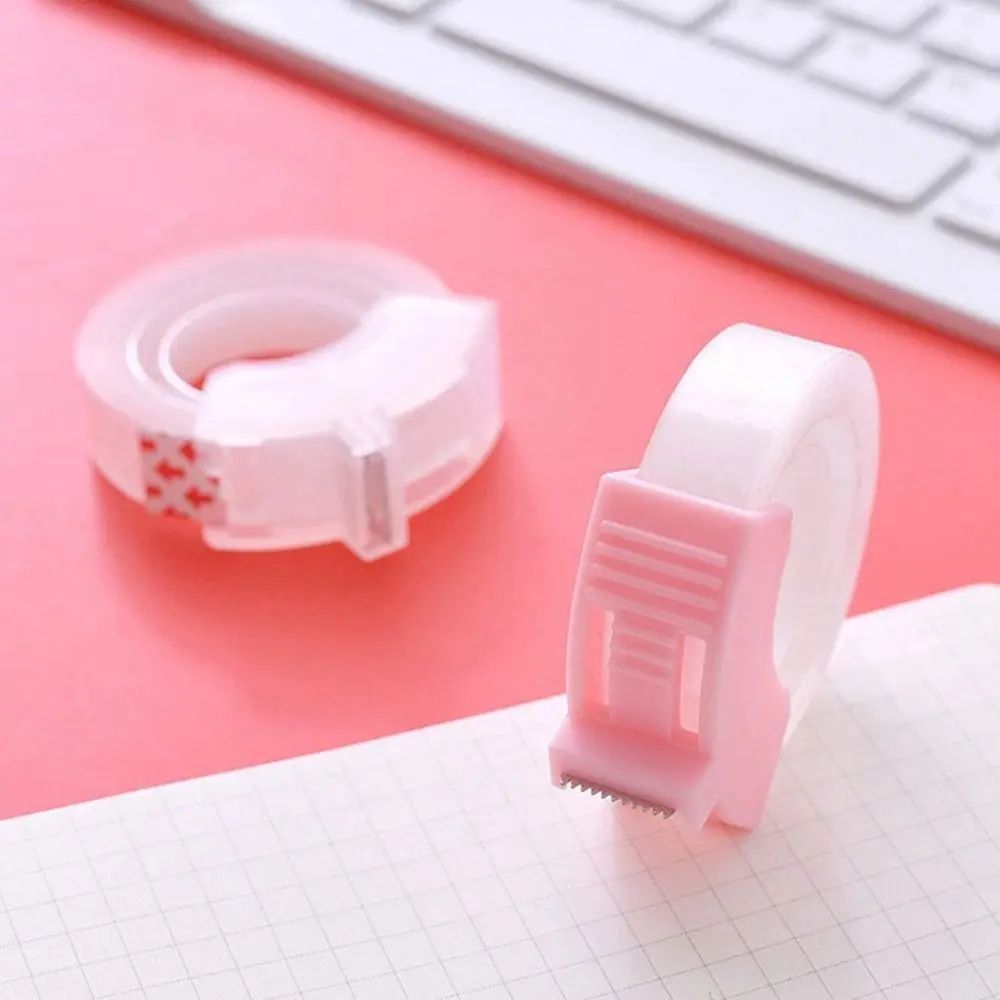 

2PCS Correction Tape Cutting Tool Invisible Correction Tape School Stationery Protable Tape Dispenser