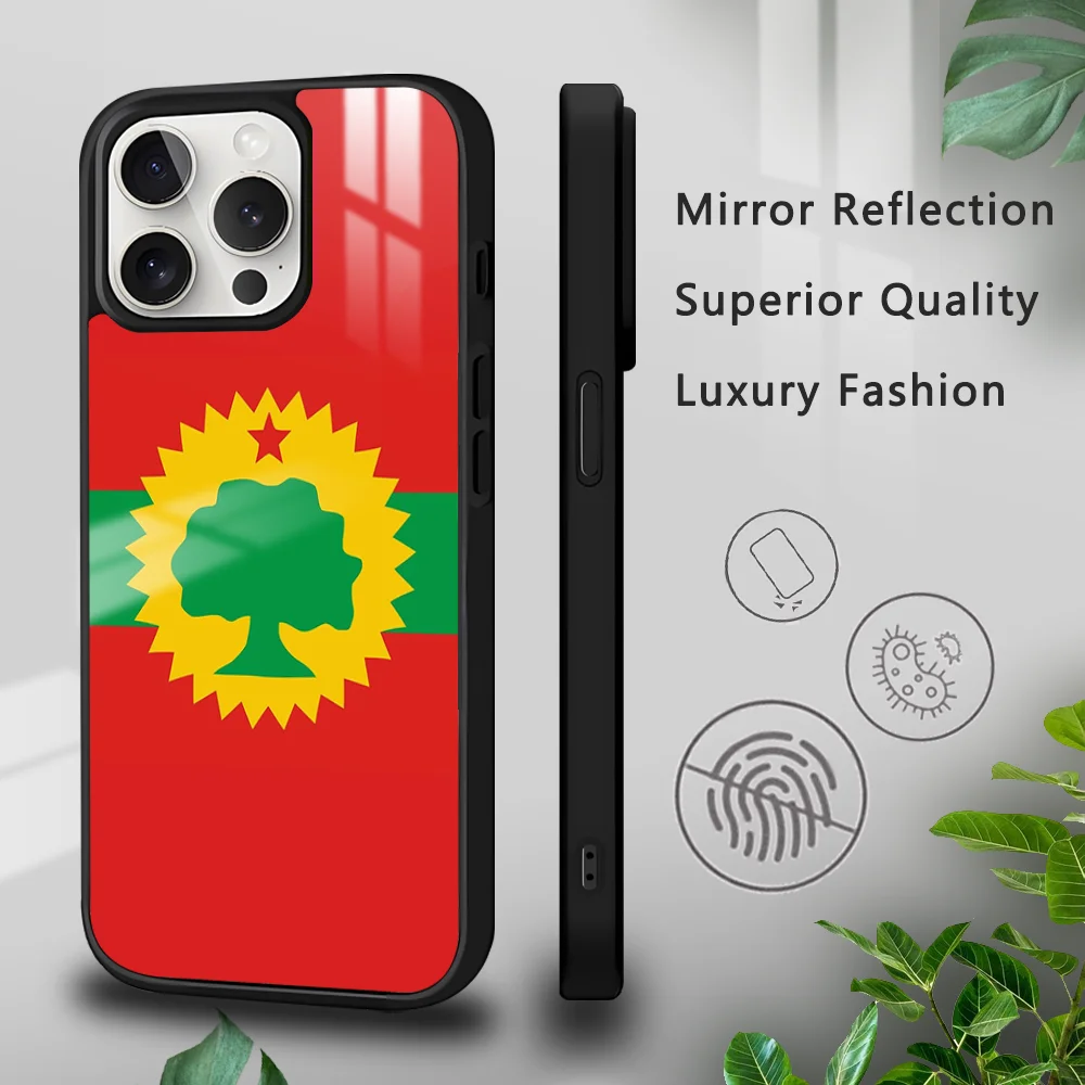 Autumu Oromo Flag Phone Case For iPhone 16 15 14 13 12 11 Pro Xs Max Mini Plus Celulares Hard Funda