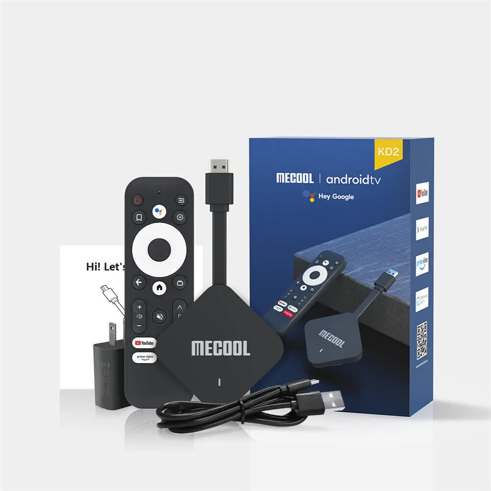 

Приставка Смарт-ТВ MECOOL KD2, Android 11,0, 4 + 32 ГБ, 2,4 ГГц