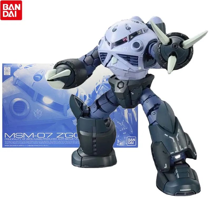 

Bandai Gundam Model Kit Anime Figure PB Limited RG 1/144 MSM-07 Genuine Gunpla Model Anime Action Figure Toys for Children