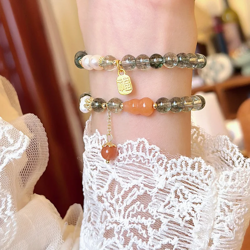 Minar 2024 новый прозрачный зеленый Хрустальный халцедон природная искусственная