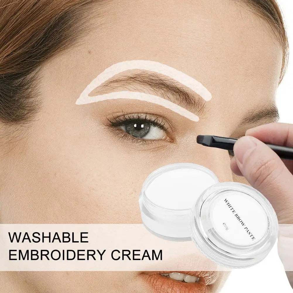 

10g Microblading Brow Paste Eyebrow Marker Tool White Tattoo Eyebrow Permanent Makeup Mapping Paste Brow Lip Shape Position Tool