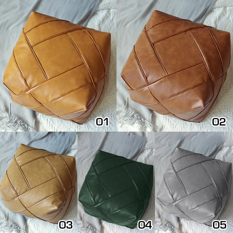 35/40/45 см марокканский фрикционовый пуф оттоманка чехол для табурета без набивки