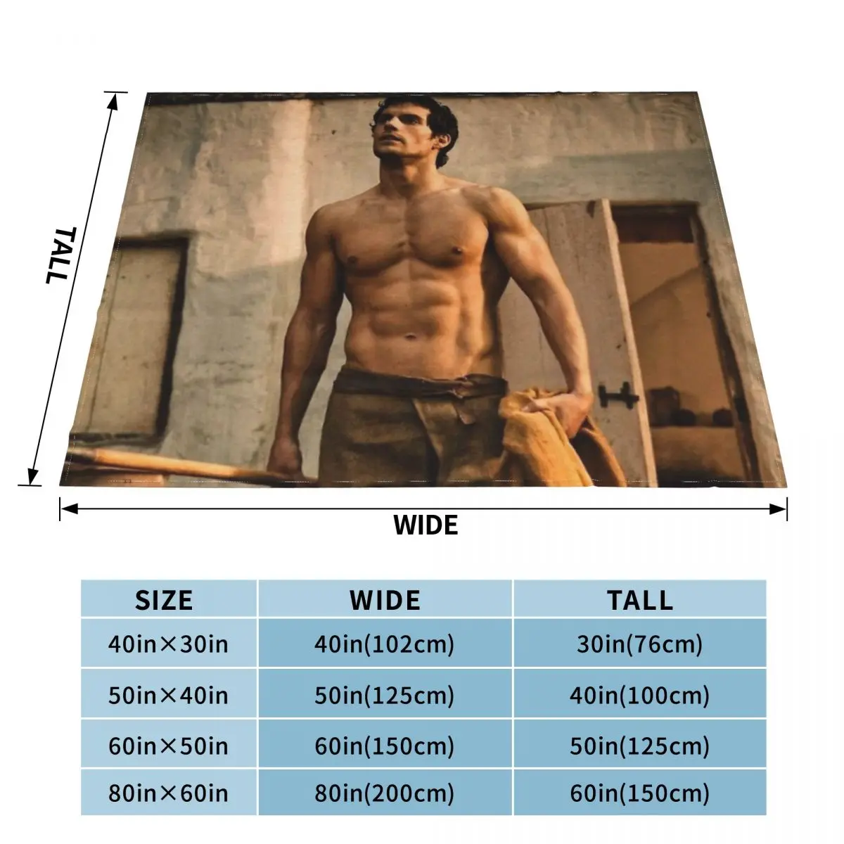 Генри Кавил ультрамягкое одеяло из микрофлиса