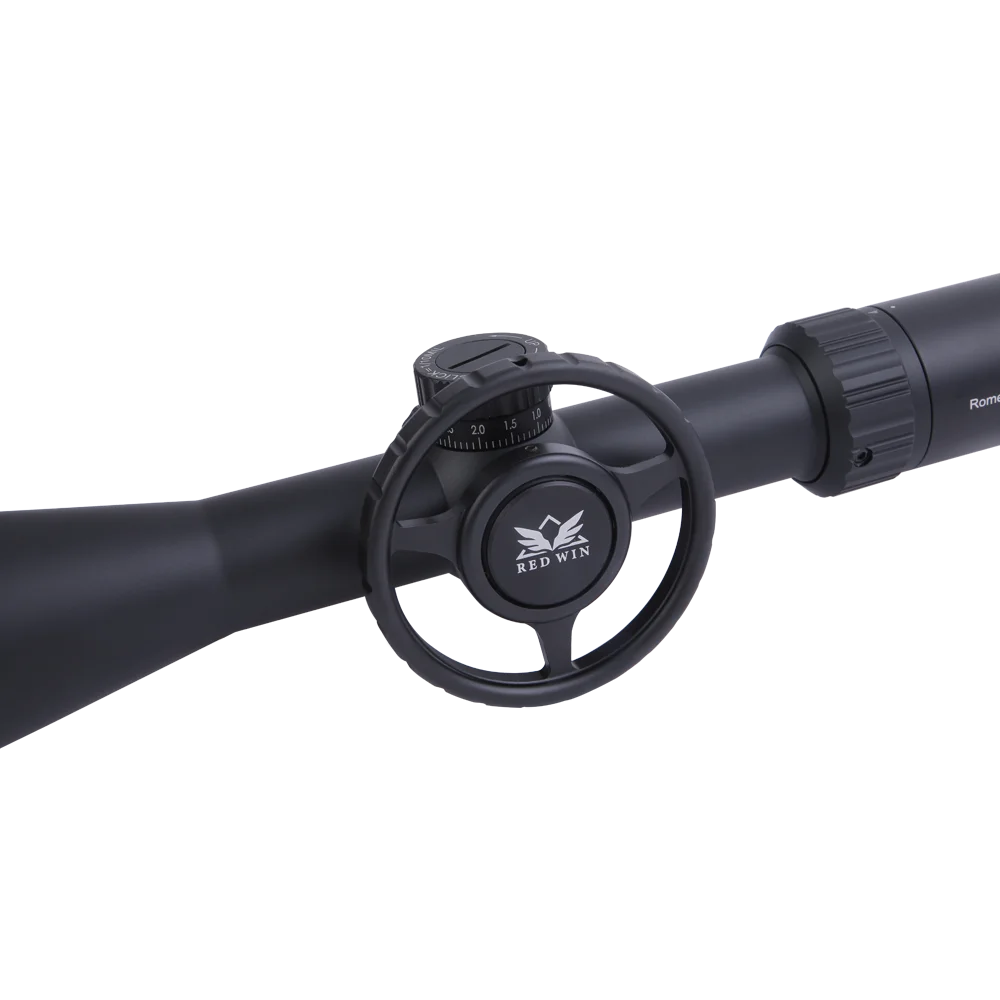 Охотничий прицел Red Win с большим боковым колесом диаметром 80 мм T6061 алюминиевый