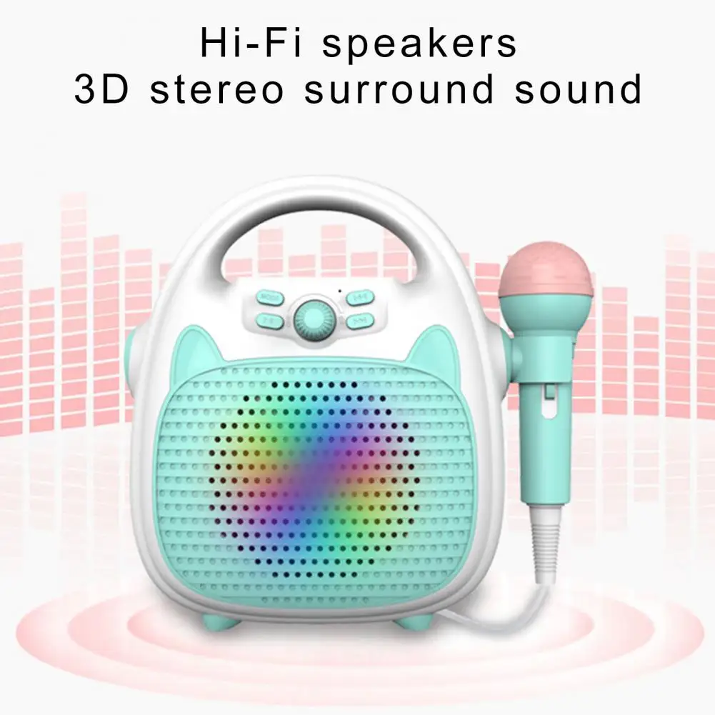 

Great Power-off Memory Play Button Control Bluetooth-compatible 5.0 Outdoor Portable Subwoofer Kids Speaker for Home