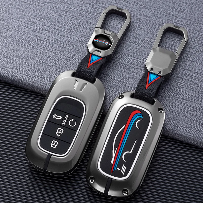 

Чехол для ключей автомобиля, чехол для ключей для Honda Civic Accord Vezel 2022, аксессуары, держатель для стайлинга автомобиля, защитный чехол для ключе...