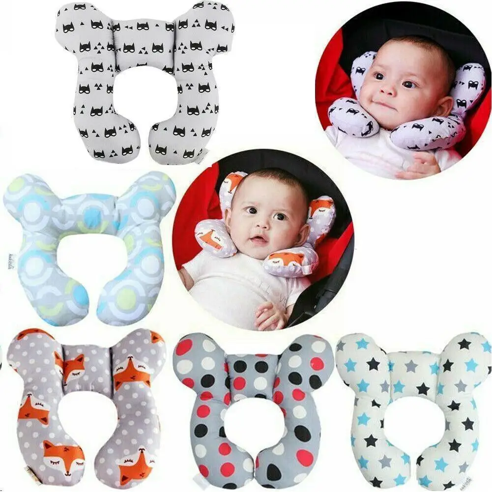 

Baby Body Support Neck Cushion U-shaped Baby Fixed Baby Pram Headrest Travel Pillow Car Pillow Stroller Supply Safety Pillo J6a3
