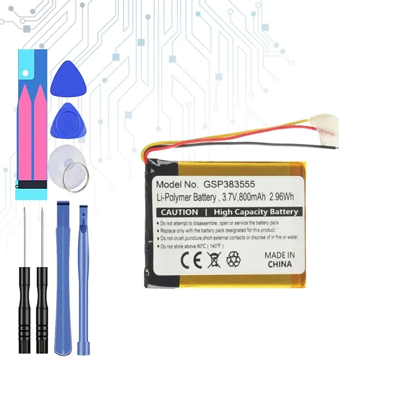 Сменный аккумулятор GSP на 800 мАч 383555 Для JBL Clip 2 AN Plus CLIP2BLKAM CS056US P 04405201