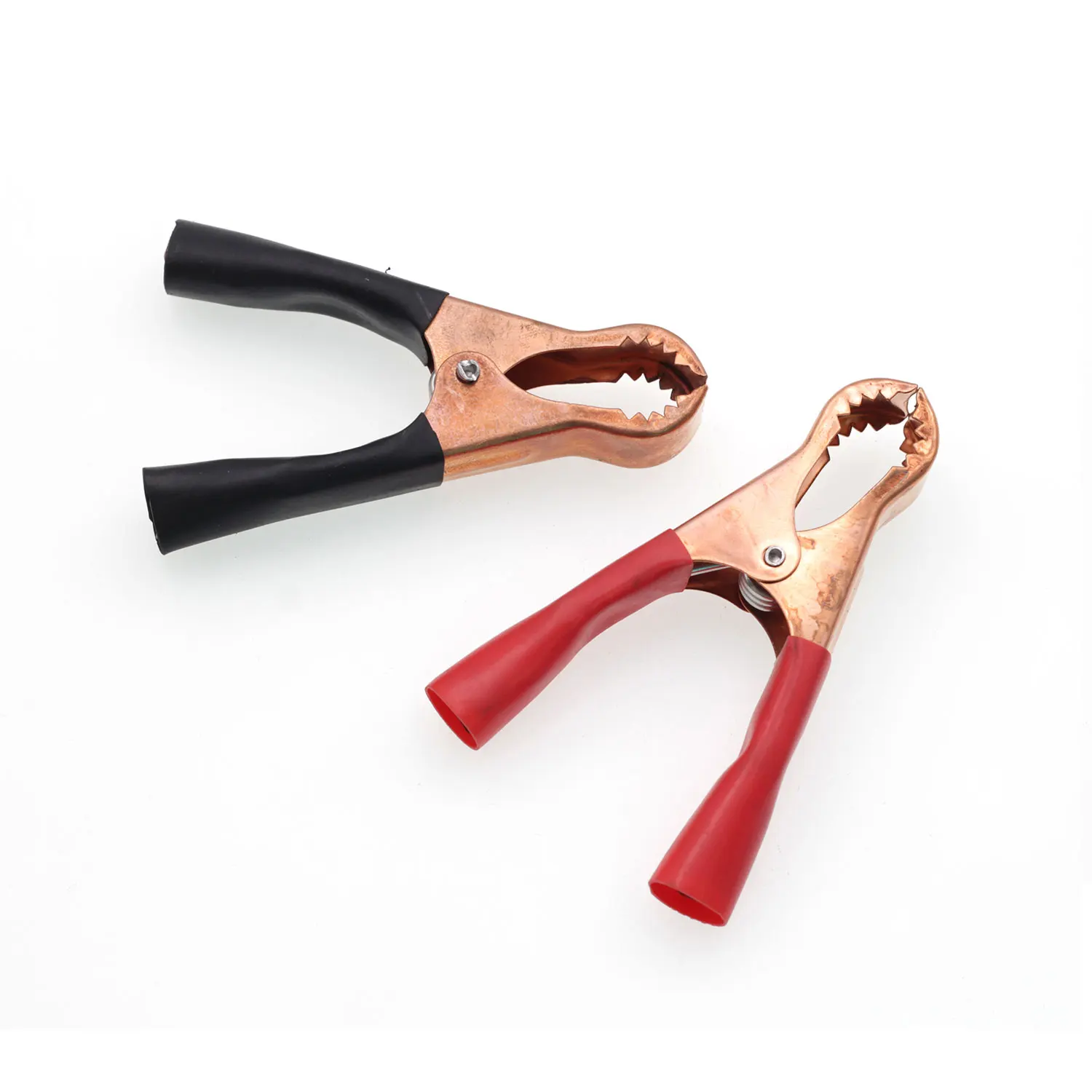 

1 пара 80 мм длинная одна пара красная и черная пара автомобильный аккумулятор зажим типа «крокодил»