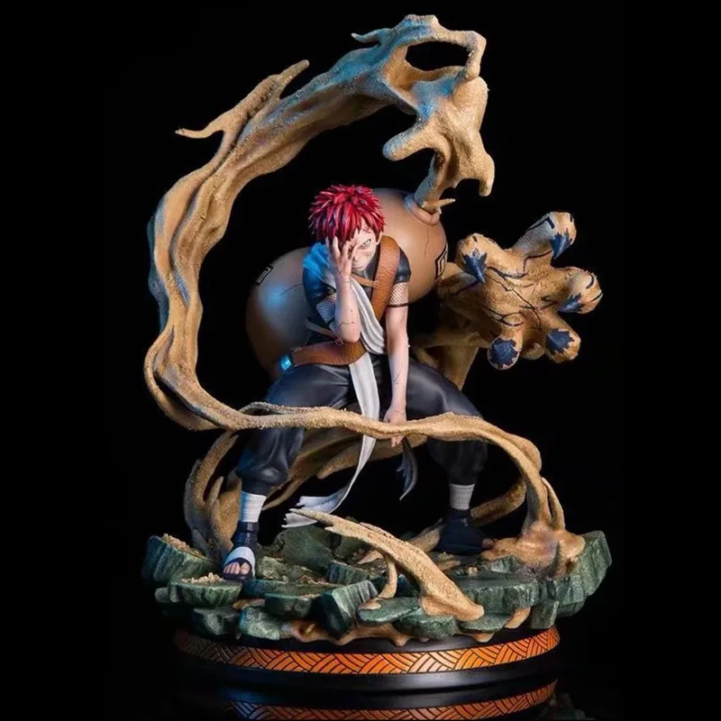 

Фигурки аниме Gaara, 25 см, экшн-фигурки, украшения для дома, японский персонаж аниме, ПВХ коллекционные модели, игрушки