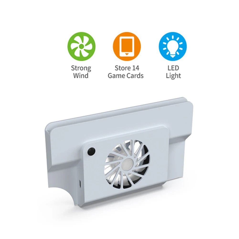 

Game Controller External Cooling Fan Bracket for Nintendo Switch OLED Dock USB Cooling Fan External Cooler Radiator