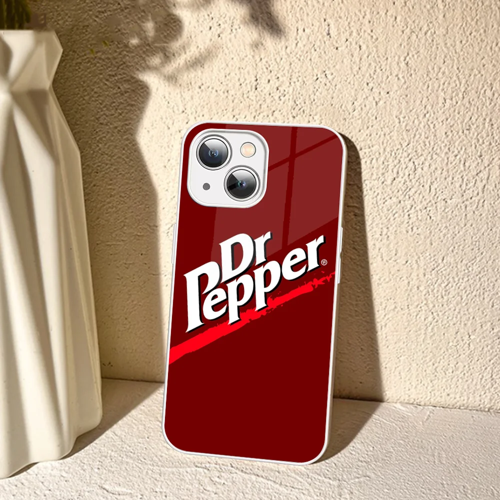 Фото Чехол для телефона Cherry Drink D-Dr-P-Pepper из закаленного стекла для Iphone 14 13 12 11 Pro Mini XS MAX 14Plus X XS XR Fundas №3
