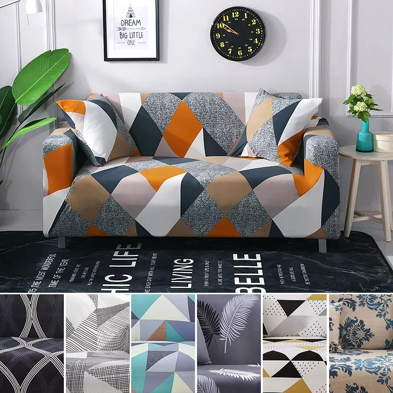 

Stretch Plaid Sofa Slipcover Elastic Sofa Covers for Living Room funda sofa Chair Couch Cover Home Decor 1/2/3/4-seater