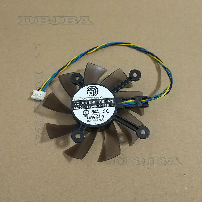 Для PLA08015B12HH DC12V 0.35A 4-контактная графическая карта охлаждающий вентилятор для ASUS PH-GeForce