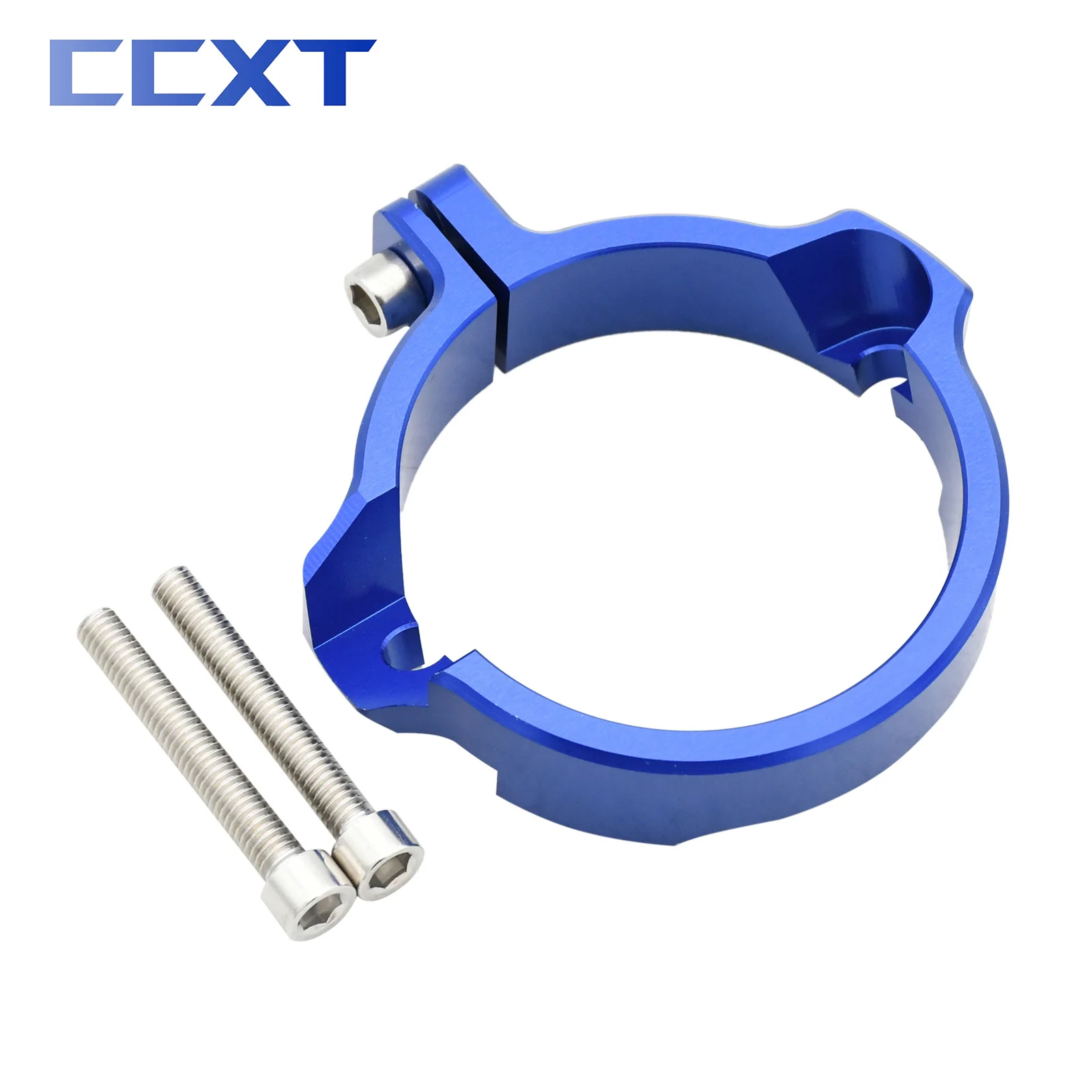 Фото CNC выхлопной фланец для мотоцикла, защитный наконечник, глушитель, трубный зажим для KTM XC XCW SX EXC TPI 250 300-2017 для Husqvarna TE TC TX №4