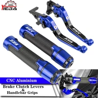 motorcycle accessories adjustable brake clutch levers handle grips for yamaha xj6 n xj6n xj6diver 2009 2010 2011 2012 2014 2015