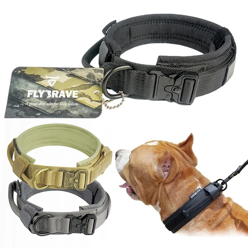 

Tactical Dog Collar Leash Adjustable Big Dog Collars Durable German Shepard For Medium Large Dogs Military Training Accessories