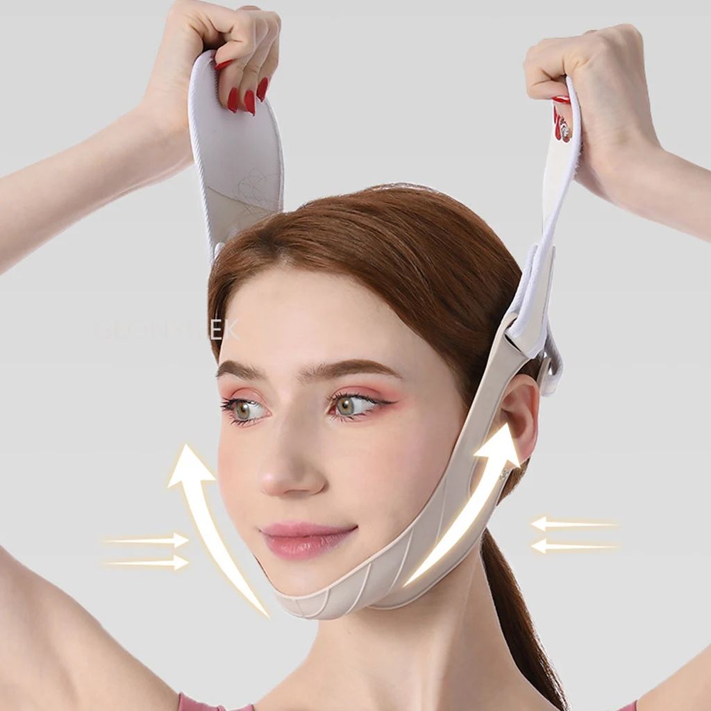 Women Chin Cheek Silicone Face Slimming Bandage Lift Up Belt V Line Face Shaper Facial Anti Wrinkle Strap Skin Care Beauty Tools