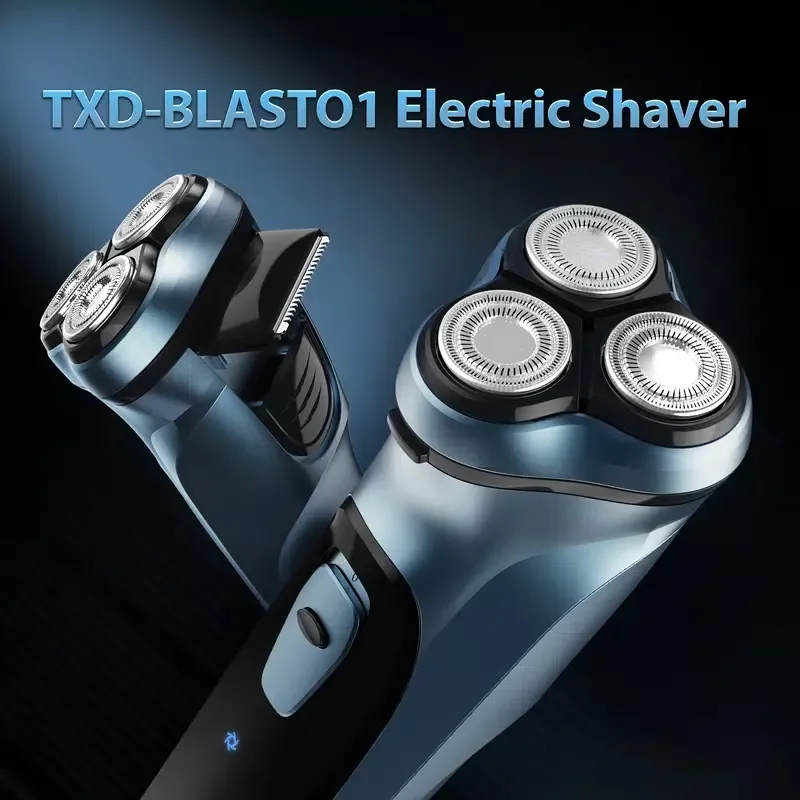

NEW2023 Men's Shaver Rechargeable Rotary Shaver Portable Beard Trimmer For Home Travel