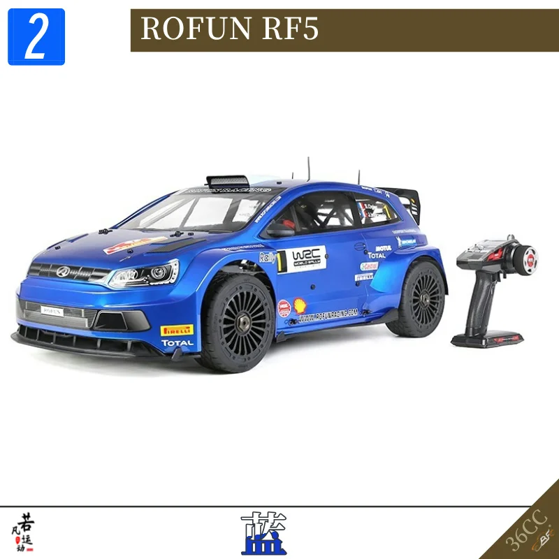 1/5 ROFUN RF5 Раллийный автомобиль Бензин 36CC 4WD Внедорожный альпинистский с