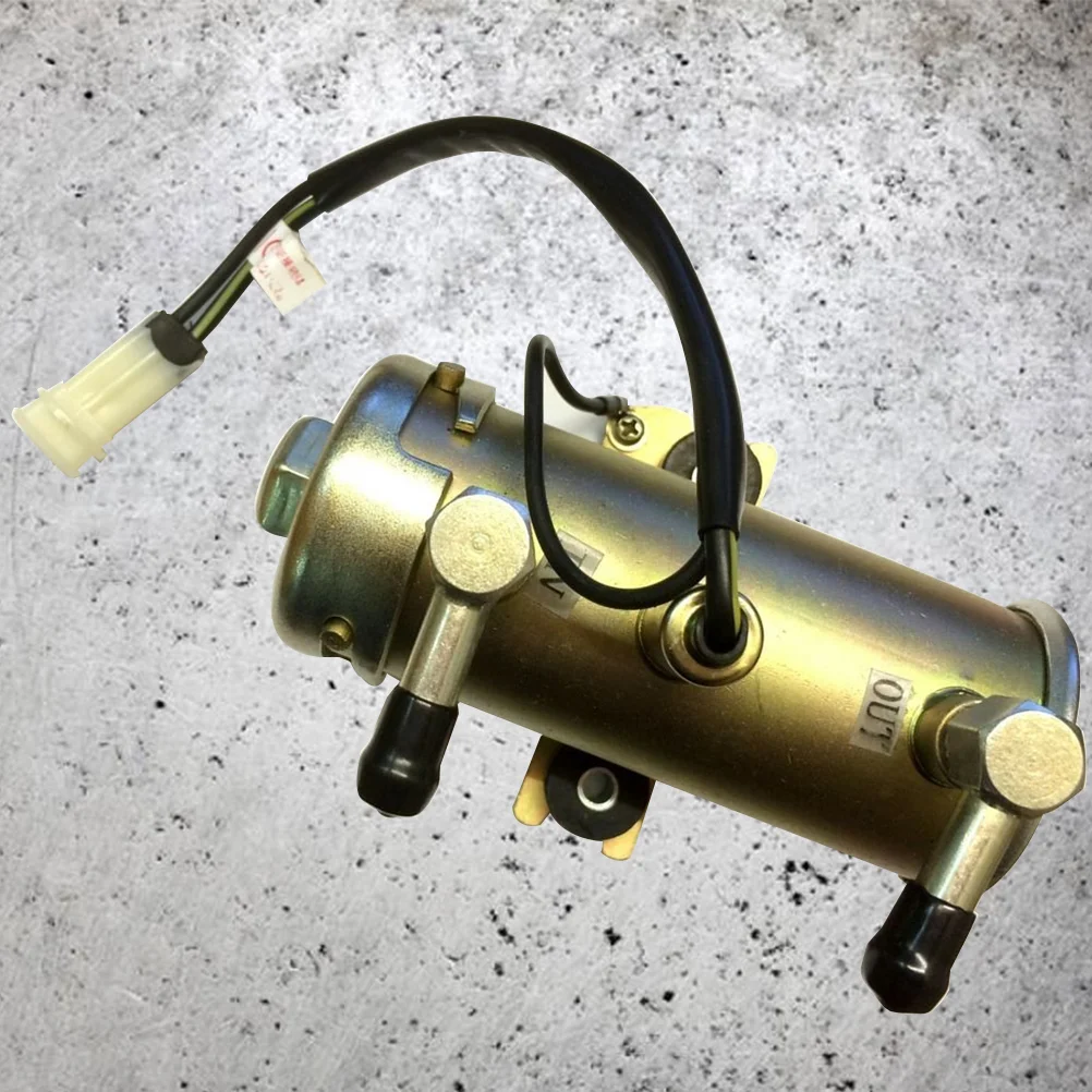 

12V Durable Electronic Fuel Pump Car Heavy Duty Metal Solid Petrol Pump for Motorcycle
