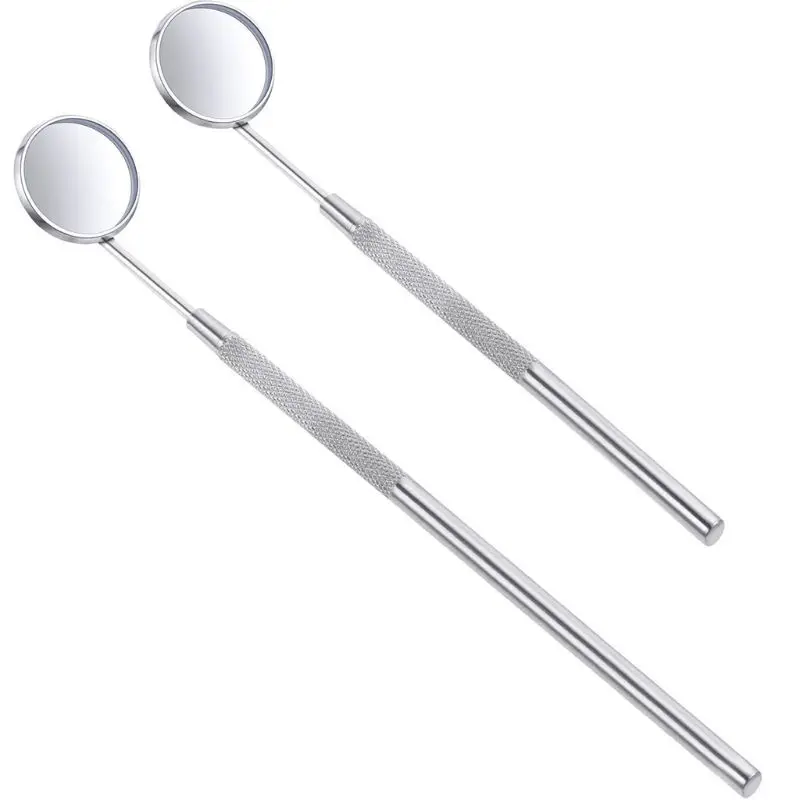 

Detachable Stainless Steel Dental Inspection Mini Mouth Mirror Teeth Cleaning Tools Non-Skid Handle Dentist Oral Instrument