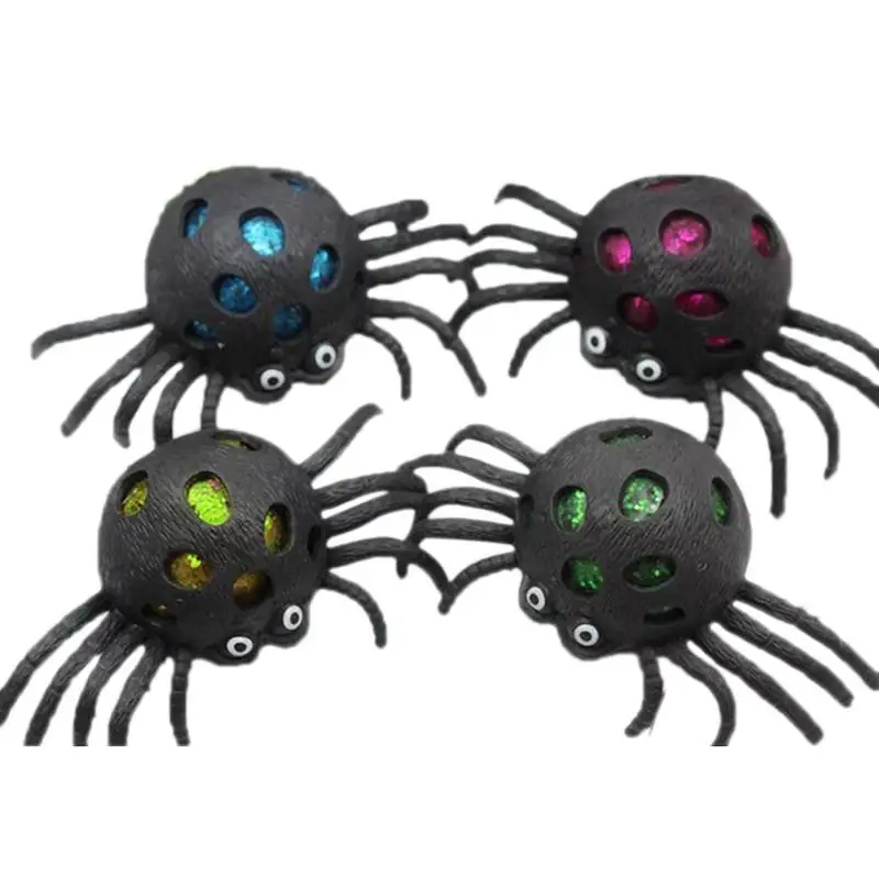 

Pcs Decompression Toy Bright Color Spider Squeeze Ball For Releasing Stress Vent Ball For Kid And Adults Anxiety Stress Relief