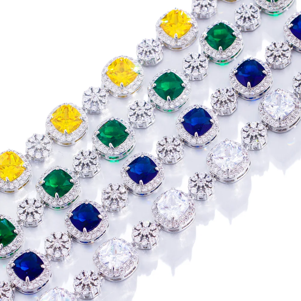 Модные ювелирные изделия ручной работы серебряного цвета с розовыми и желтыми