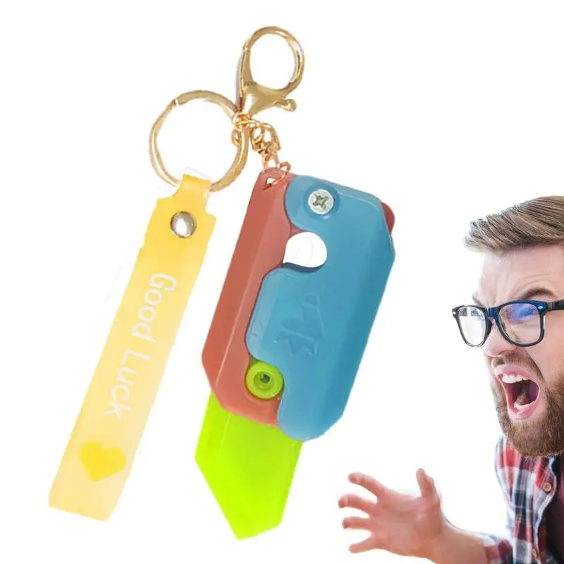 

Fidget Cutter Toy Retractable Sensory Toy Fidget Cutter Glow In The Dark Finger Strengthener Radish Toy For Travel Work Home