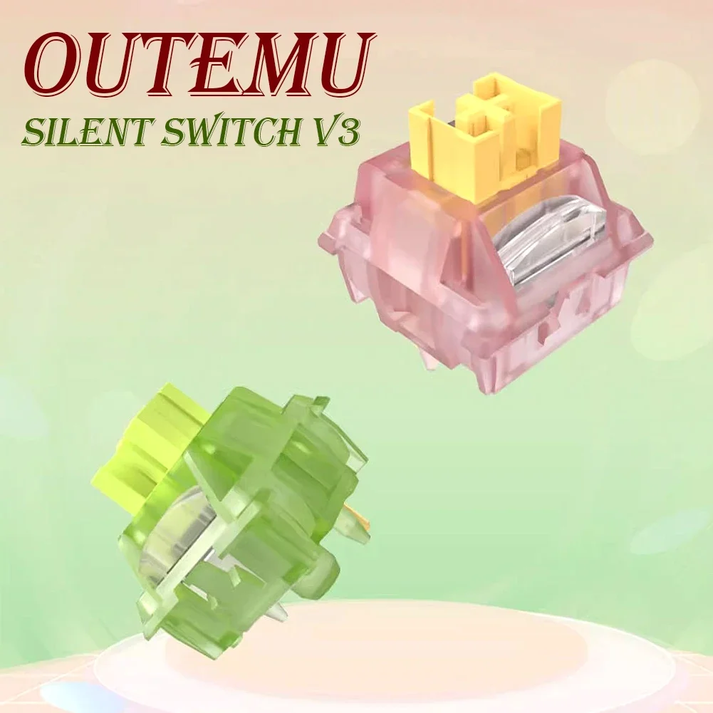 Переключатель Outemu Silent Peach V3 обновленный переключатель Lemon для механической