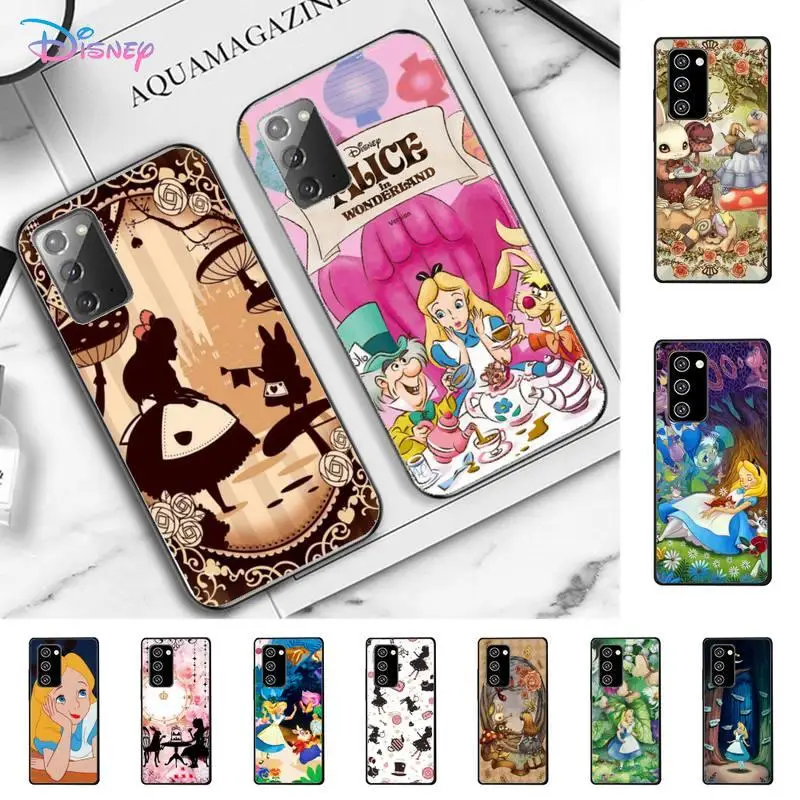 

Disney Alice in Wonderland Phone Case for Samsung Note 5 7 8 9 10 20 pro plus lite ultra A21 12 02