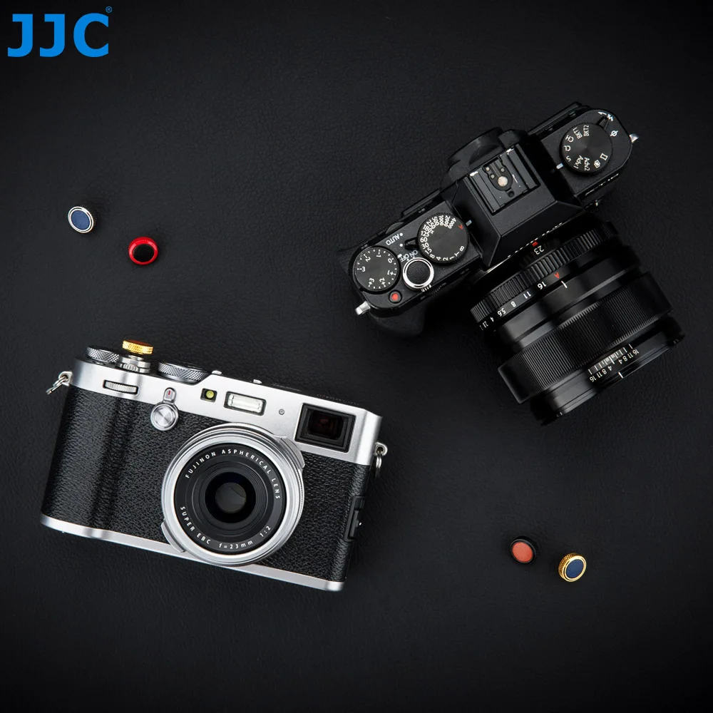 Фото JJC Роскошная кнопка спуска затвора мягкая кожа Botton для Fujifilm X100 X100V X100S X100T X100F XT4 XT3 XT2 XE4 XE3 XT30 XT20 №5