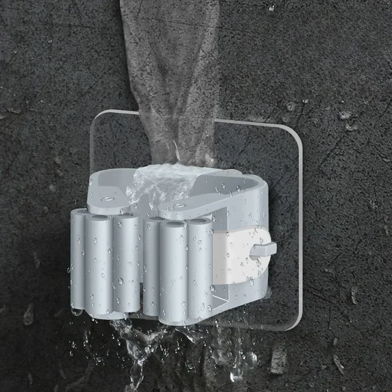 Настенный органайзер для швабры 4 шт. настенный водонепроницаемый держатель