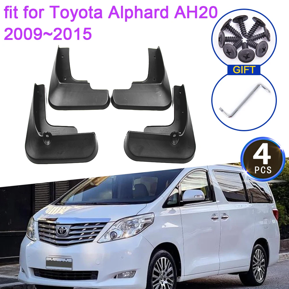 

for Toyota Alphard Vellfire 20 AH20 2009 2010 2011 2012 2013 2014 2015 Mud Flaps Mudguards Fender Splash Front Wheel Accessories