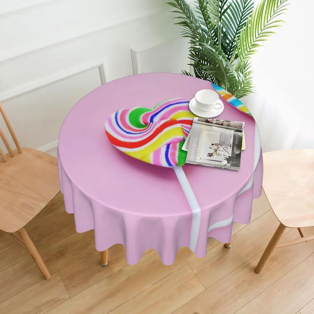 

Скатерть с леденцами и сердцем, 60 дюймов, 152 см