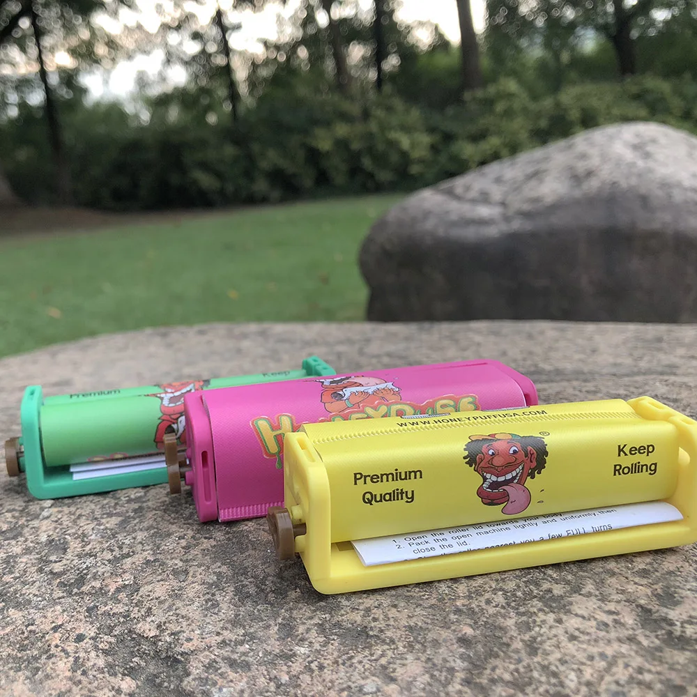 

Цветная Пластиковая ручная машинка для скручивания сигарет, 78 мм