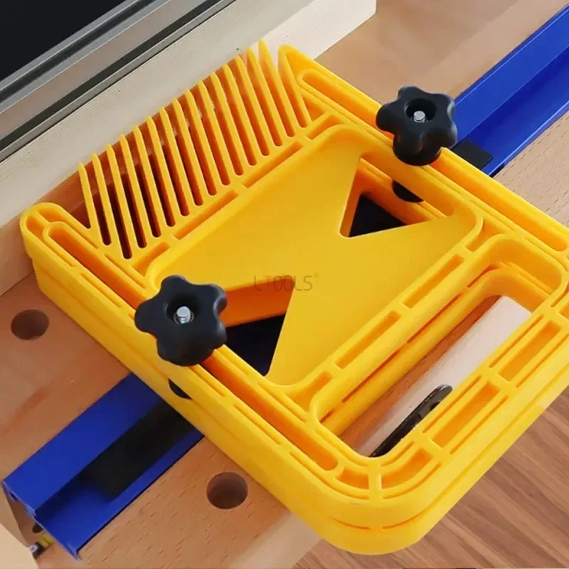 

Woodworking Lengthen Featherboards Set Carpentry Track Safety Protection Device for Circular Saw Cutting Mini Feather Loc Board