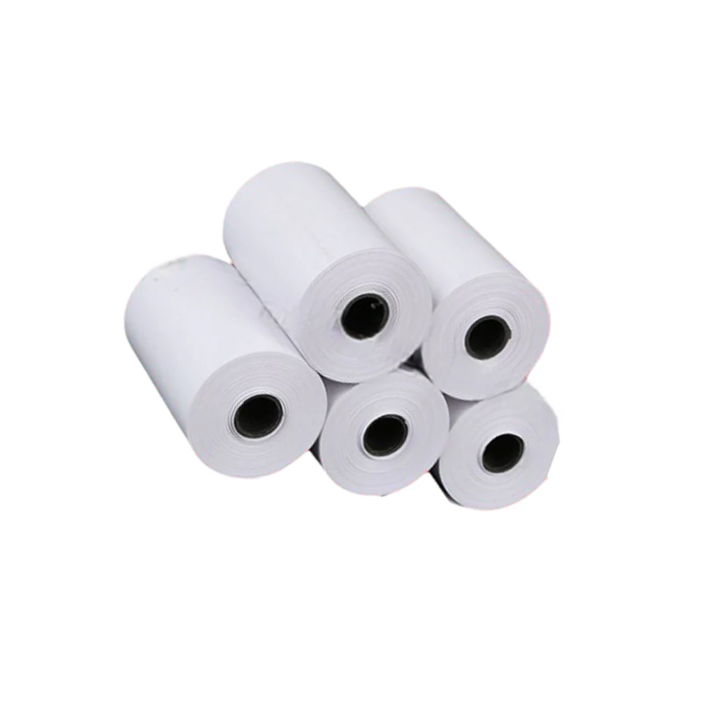 

10 Rolls Camera Printing Papers White Mini Scratch-proof Photo Paper Handled Desktop Spare Part Replacement Accessories