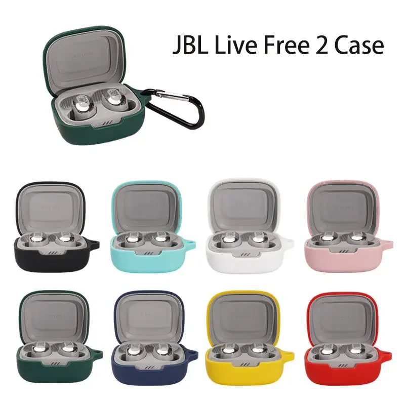 Для JBL Live Free 2 TWS чехол для наушников мягкие силиконовые беспроводные