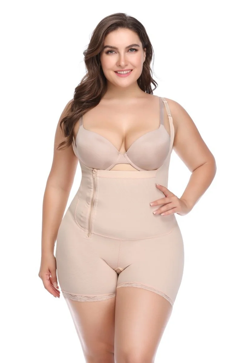 Women Full Body Shapewear Underbust Corset Butt Lifter Underwear Waist Trainer Seamless Slimming Bodysuit Fajas Plus Size 6XL